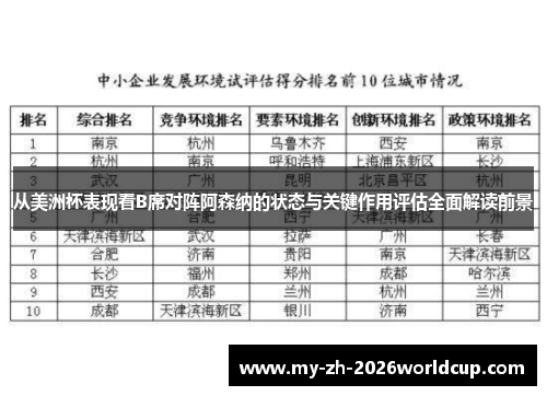 从美洲杯表现看B席对阵阿森纳的状态与关键作用评估全面解读前景
